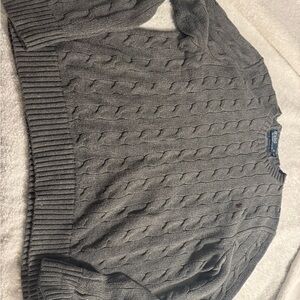 Ralph Lauren Charcoal Knit Sweater